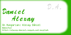 daniel alexay business card